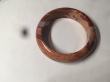Load image into Gallery viewer, 53mm 100% natural red/pink red jasper stone bangle XY89
