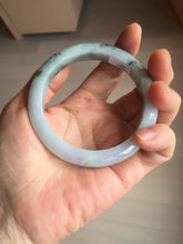 Load image into Gallery viewer, 58mm certified Type A 100% Natural dark green purple yellow(FU LU SHOU) Jadeite Jade bangle PE76-(5927)
