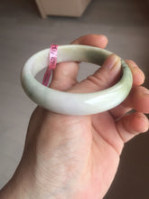 Load image into Gallery viewer, 56.7mm type A 100% Natural green/purple/pink/white (福禄寿)  Jadeite Jade bangle G52
