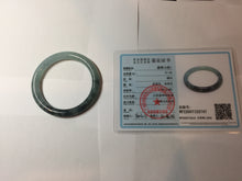 Load image into Gallery viewer, 57mm Certified type A 100% Natural light green blue purple gray black Jadeite bangle PB275-2747
