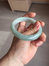 Load image into Gallery viewer, 56mm Certified Type A 100% Natural green Jadeite Jade bangle AU47-0229
