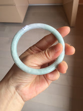 Load image into Gallery viewer, 61mm certified Type A 100% Natural light green light purple round cut Jadeite Jade bangle PH218-3235
