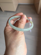 Load image into Gallery viewer, 50mm Certified Type A 100% Natural icy watery light purple white slim Jadeite Jade bangle PJ54-2048
