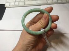 Load image into Gallery viewer, 49mm Certified Type A 100% Natural sunny apple green/red oval Jadeite Jade bangle BG62-0165

