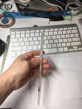 Load image into Gallery viewer, 22cm 100% Natural icy watery black dark green ink painting(水墨画) Xiu Jade (Serpentine) Hairpin AW71
