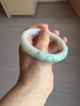 Load image into Gallery viewer, 60mm Certified Type A 100% Natural sunny green white Jadeite bangle PA263-3841
