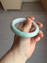 Load image into Gallery viewer, 60mm Certified Type A 100% Natural sunny green white Jadeite bangle PA263-3841

