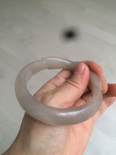 Load image into Gallery viewer, 56mm 100% natural light Pink/black/purple Quartzite (Shetaicui jade) 3D carved Bow knot bangle SY8
