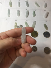 Load image into Gallery viewer, 100% natural type A icy watery sunny green/purple a pearl in my palm (apple of my eye, 掌上明珠) Jadeite jade bead PH233

