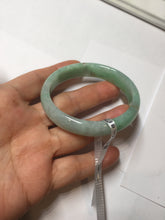 Load image into Gallery viewer, 50.5mm Certified Type A 100% Natural sunny apple green/red oval Jadeite Jade bangle BG61-0174
