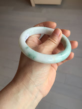 Load image into Gallery viewer, 60mm Certified Type A 100% Natural sunny green white Jadeite bangle PA263-3841
