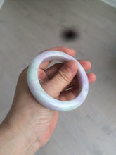 Load image into Gallery viewer, 53mm Certified 100% natural Type A olive green/white/purple jadeite jade bangle AZ2-0466
