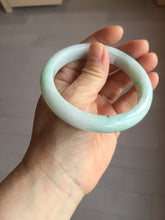 Load image into Gallery viewer, 60mm Certified Type A 100% Natural sunny green white Jadeite bangle PA262-3840

