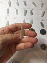 Load image into Gallery viewer, 100% natural type A icy watery sunny green/purple a pearl in my palm (apple of my eye, 掌上明珠) Jadeite jade bead PH233
