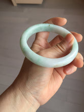 Load image into Gallery viewer, 60mm Certified Type A 100% Natural sunny green white Jadeite bangle PA262-3840
