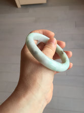Load image into Gallery viewer, 60mm Certified Type A 100% Natural sunny green white Jadeite bangle PA262-3840

