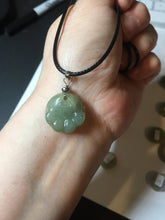 Load image into Gallery viewer, 100% Natural type A green brown doggy paw Jadeite Jade pendant AX154
