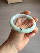 Load image into Gallery viewer, 60mm Certified Type A 100% Natural sunny green white Jadeite bangle PA262-3840
