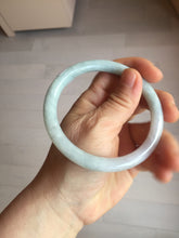 Load image into Gallery viewer, 61.2mm certified Type A 100% Natural light green light purple round cut Jadeite Jade bangle PH213-3242
