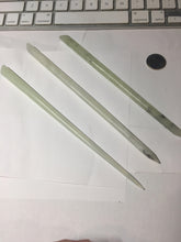 Load image into Gallery viewer, 18-20cm 100% Natural Icy light green white Xiu Jade (Serpentine) Hairpin AW72
