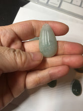 Load image into Gallery viewer, 100% Natural type A light green/gray candied dates Jadeite Jade pendant AX155
