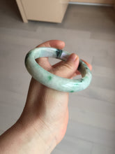 Load image into Gallery viewer, 58mm Certified Type A 100% Natural white/light purple/sunny green Jadeite Jade bangle BM65-5076
