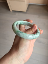 Load image into Gallery viewer, 58mm Certified Type A 100% Natural white/light purple/sunny green Jadeite Jade bangle BM65-5076
