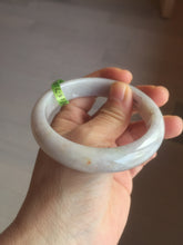 Load image into Gallery viewer, 58.8mm Certified type A 100% Natural light purple/white/orange Jadeite bangle G89-3054
