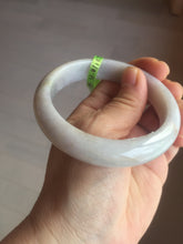 Load image into Gallery viewer, 58.8mm Certified type A 100% Natural light purple/white/orange Jadeite bangle G89-3054
