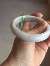 Load image into Gallery viewer, 58.8mm Certified type A 100% Natural light purple/white/orange Jadeite bangle G89-3054
