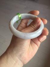 Load image into Gallery viewer, 58.8mm Certified type A 100% Natural light purple/white/orange Jadeite bangle G89-3054
