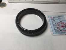 Load image into Gallery viewer, 61.9mm 100% Natural dark green/black meteorite Stellar Night sky nephrite bangle HN29-7604
