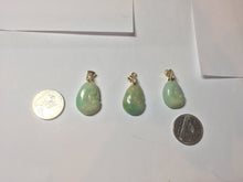 Load image into Gallery viewer, 100% Natural type A sunny green yellow jadeite Jade RuYi(如意) pendant PB50

