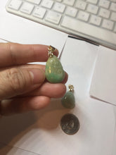 Load image into Gallery viewer, 100% Natural type A sunny green yellow jadeite Jade RuYi(如意) pendant PB50
