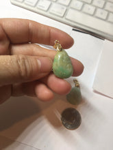 Load image into Gallery viewer, 100% Natural type A sunny green yellow jadeite Jade RuYi(如意) pendant PB50
