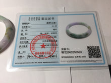 Load image into Gallery viewer, 52.5mm Certified 100% natural Type A sunny Green Brown Purple(Fu Lu Shou) jadeite jade bangle PH248-0503
