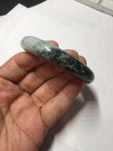 Load image into Gallery viewer, 53.5mm certified 100% natural Type A sunny green dark green purple  jadeite jade bangle AA34-4258
