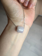 Load image into Gallery viewer, 12mm type A 100% Natural white/light green/purple/yellow/pink/orange Jadeite Jade LuluTong (Every road is smooth) bead pendant group AX156
