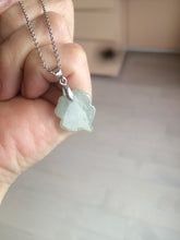 Load image into Gallery viewer, 100% natural type A legit green/yellow four-leaf clover jadeite jade pendants BG46
