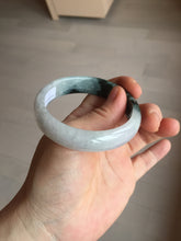 Load image into Gallery viewer, 53.4mm Certified Type A 100% Natural light purple/dark green jadeite Jade bangle BM60

