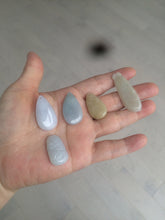 Load image into Gallery viewer, 100% natural icy watery green purple white yellow type A jadeite jade water drop/blessed melon/bamboo pendant necklace group BG45
