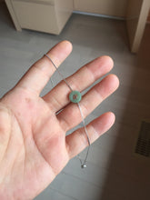 Load image into Gallery viewer, 9.5-10mm Type A 100% Natural light green Guatemala Jadeite Jade small safty ring pendant group PC192 Add on item
