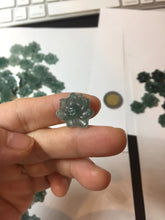 Load image into Gallery viewer, 100% Natural type A blue green gray black Guatemala jadeite Blue Lotus(蓝莲花) group PB297  Add on item. Not for sale alone.
