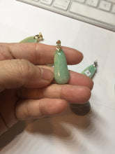 Load image into Gallery viewer, 100% natural type A sunny  green yellow blessed melon 福瓜) Jadeite Jade pendant group PB52
