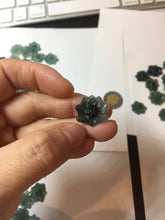 Load image into Gallery viewer, 100% Natural type A blue green gray black Guatemala jadeite Blue Lotus(蓝莲花) group PB297  Add on item. Not for sale alone.
