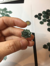 Load image into Gallery viewer, 100% Natural type A blue green gray black Guatemala jadeite Blue Lotus(蓝莲花) group PB297  Add on item. Not for sale alone.
