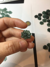 Load image into Gallery viewer, 100% Natural type A blue green gray black Guatemala jadeite Blue Lotus(蓝莲花) group PB297  Add on item. Not for sale alone.
