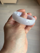 Load image into Gallery viewer, 50mm certified 100% natural Type A  white purple thin jadeite jade bangle BS167-1625
