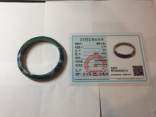 Load image into Gallery viewer, 60.6mm Certified Type A 100% Natural dark green/blue/gray/black Guatemala Jadeite bangle PB278-0712
