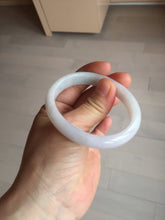 Load image into Gallery viewer, 52mm certified Type A 100% Natural green/purple/white oval Jadeite Jade bangle BM58-0261
